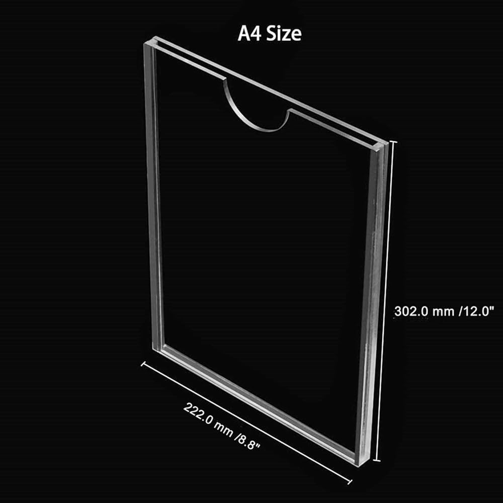 حامل قوائم وملاحظات أكريليك جداري – Acrylic Checklist Holder 2 حامل قوائم وملاحظات أكريليك جداري – Acrylic Checklist Holder