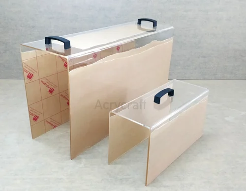 machines & workers with Delta’s clear acrylic safety covers