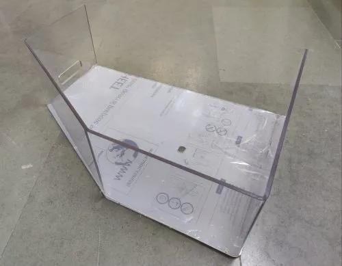 إصلاح وتغيير جاردات الأكريليك لخطوط الإنتاج Acrylic Machine Guard Repair & Maintenance